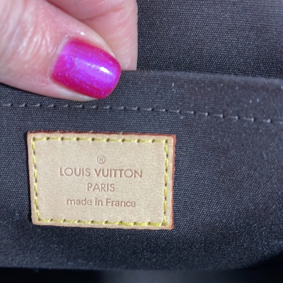 Louis Vuitton Amarante Vernis Patent Rosewood Shoulder Bag Satchel Burgundy - Picture 11 of 12